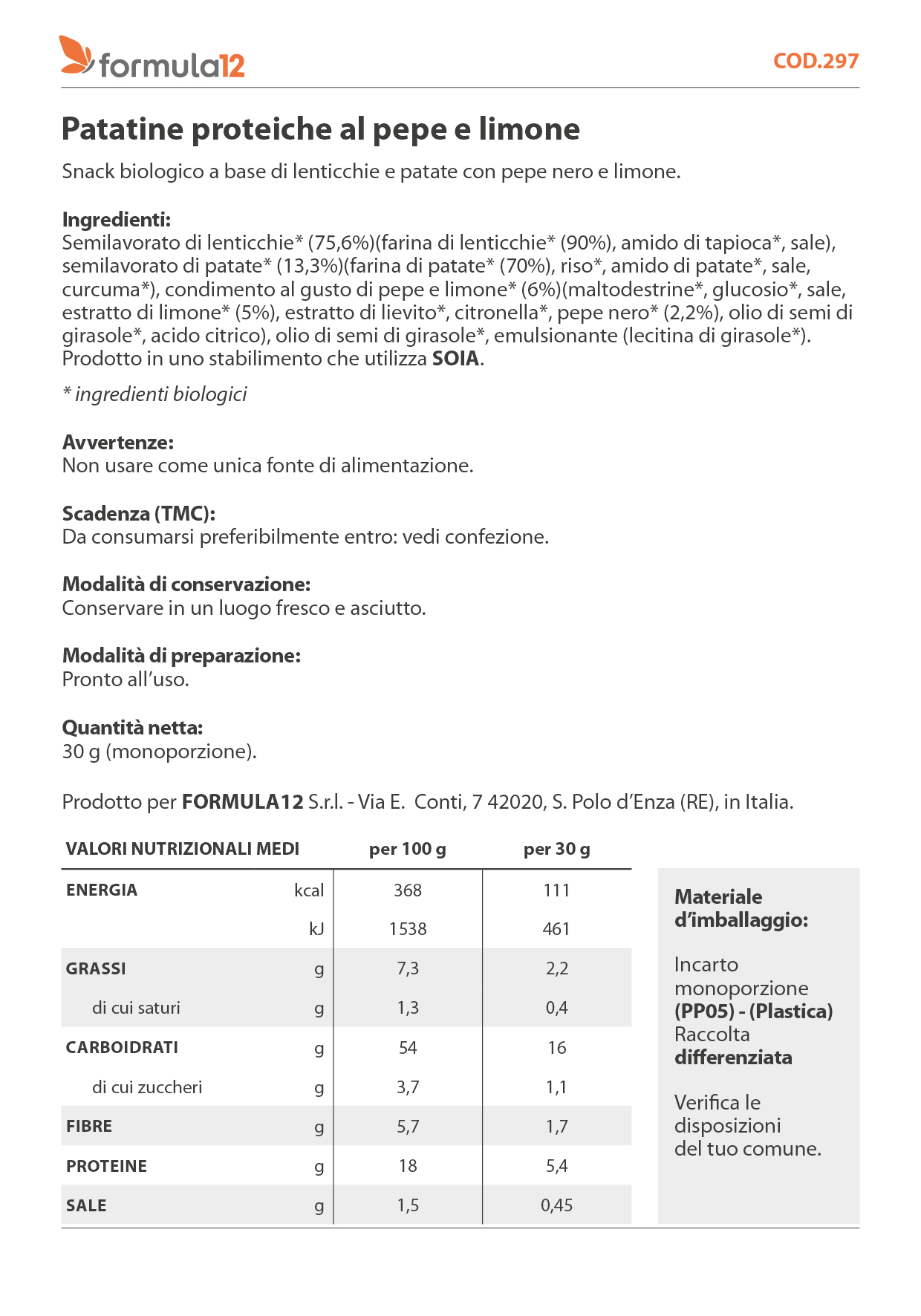 297_Patatine proteiche pepe e limone